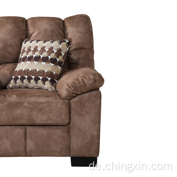 Schnitt-Stoff-Sofa-Sets Einsitzer-Wohnzimmer-Sofa-Möbel